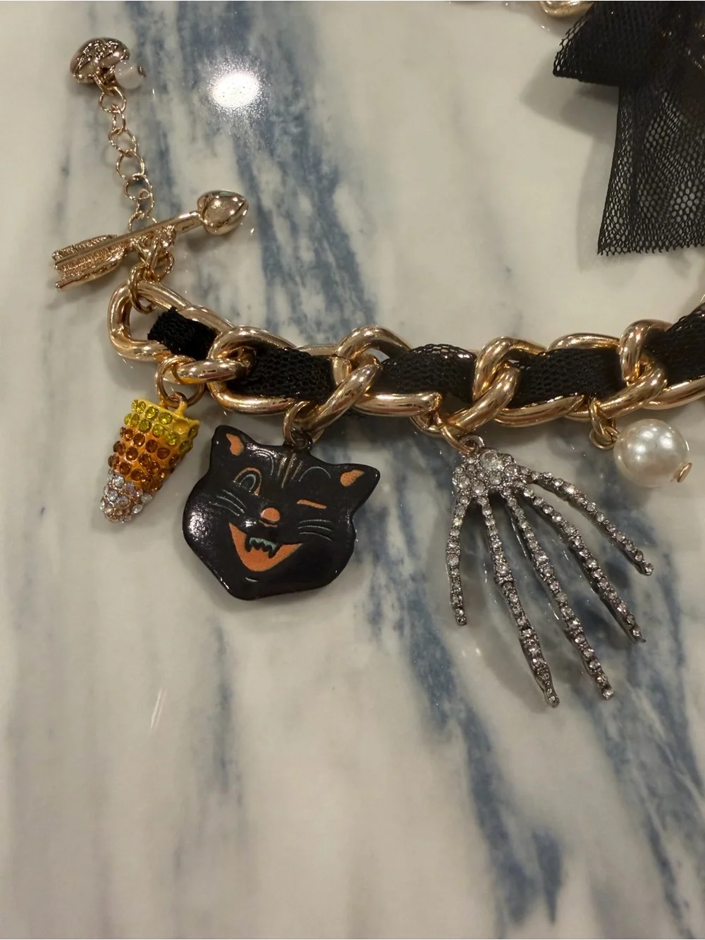Betsey Johnson Halloween Charm Bracelet